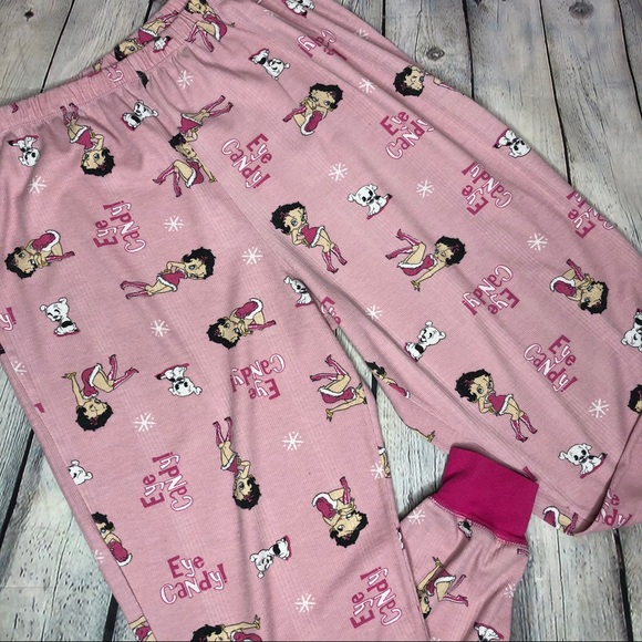 Betty Boop Pants - Betty Boop Blush Pink Joggers Sweatpants
